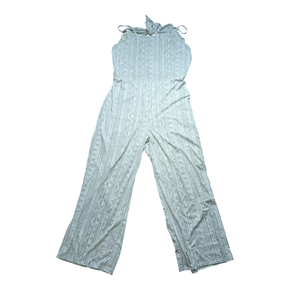 No Boundaries Womens Size XXL(19)Strap Top/with Elastic Front-Tie Back-Wide Legs